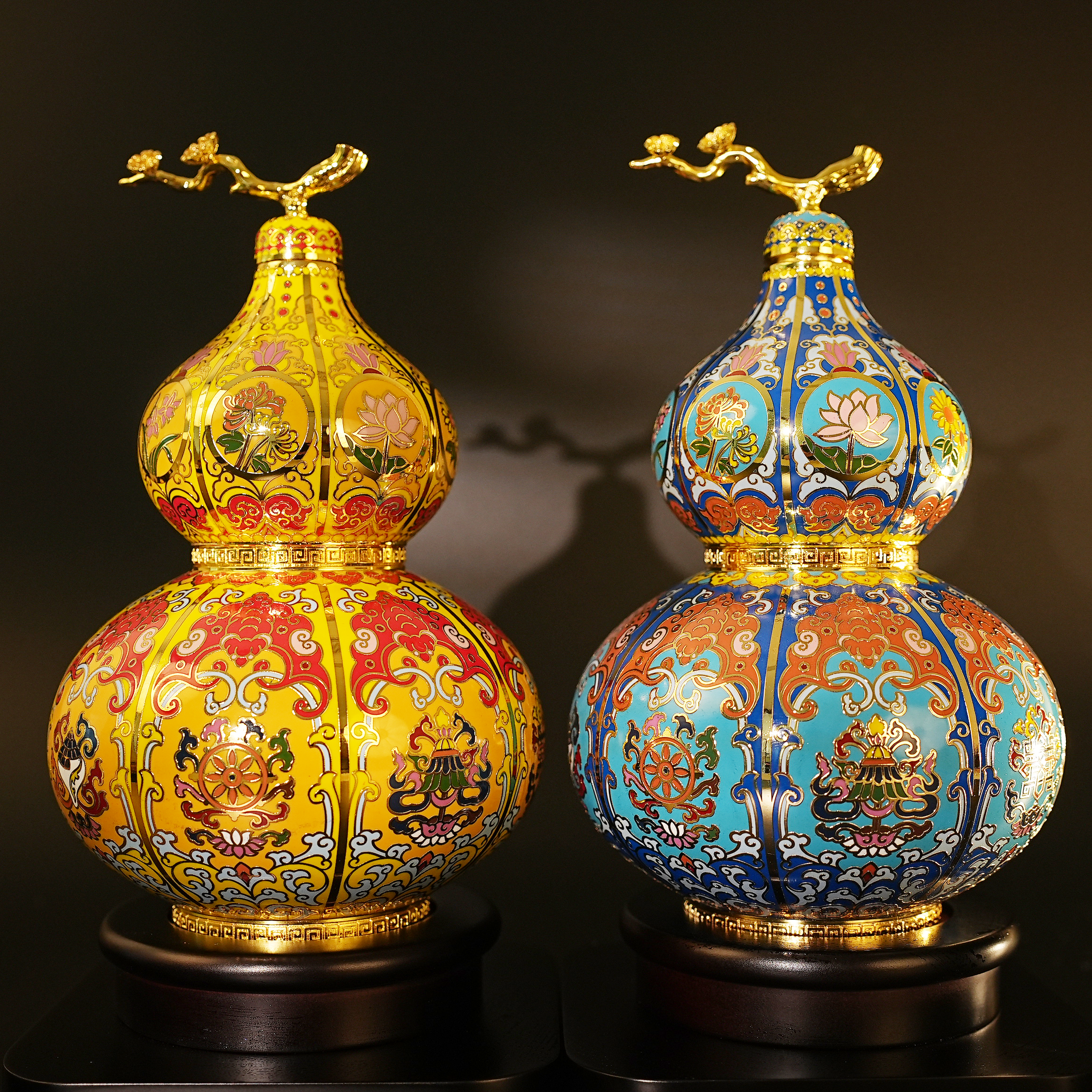 福禄吉祥 珐琅乾坤尊