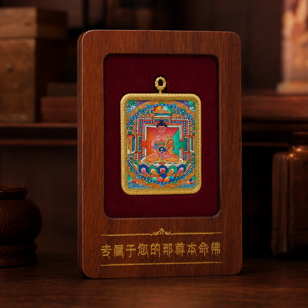 阿弥陀佛唐卡展示盒