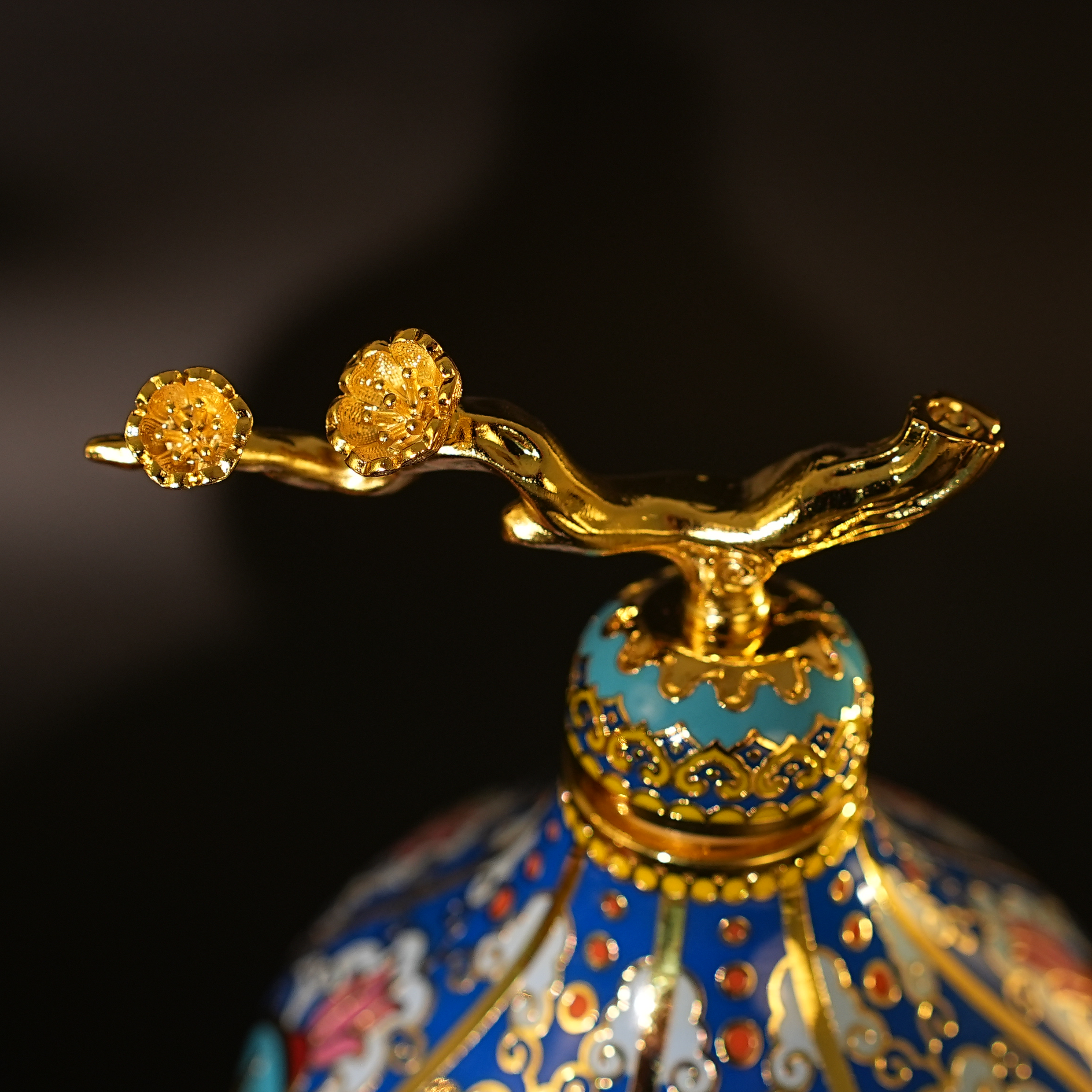 福禄吉祥 珐琅乾坤尊