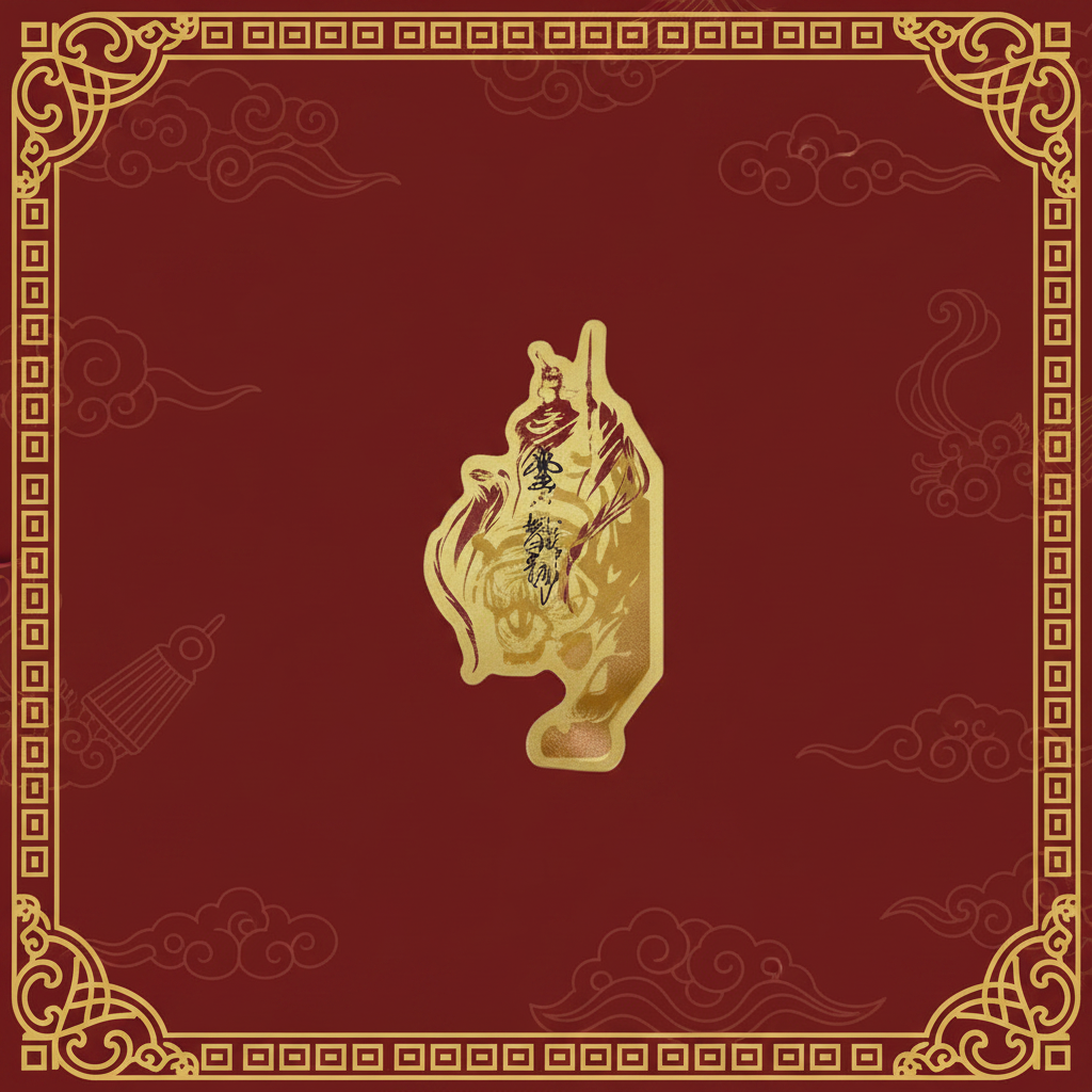 Zhao Gongming Wealth God Phone Sticker - Instagram social media image