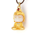 Copper-inlaid Jade Pendant | Happy Jade Guanyin